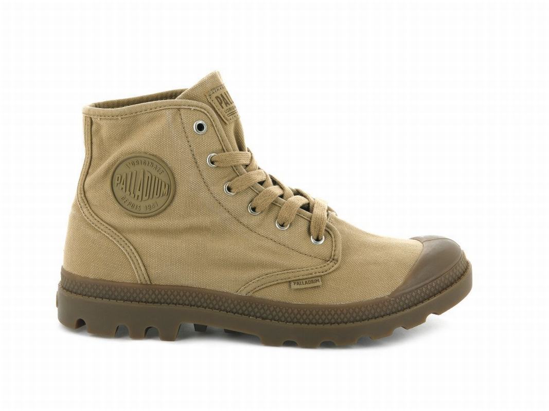 Palladium Pampa Hi Herren Stiefel Khaki ||126370-SIL||